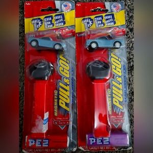 PEZ Candy Dispenser DISNEY CARS 2 Finn McMissle Magnetic PULL & GO Detachable
